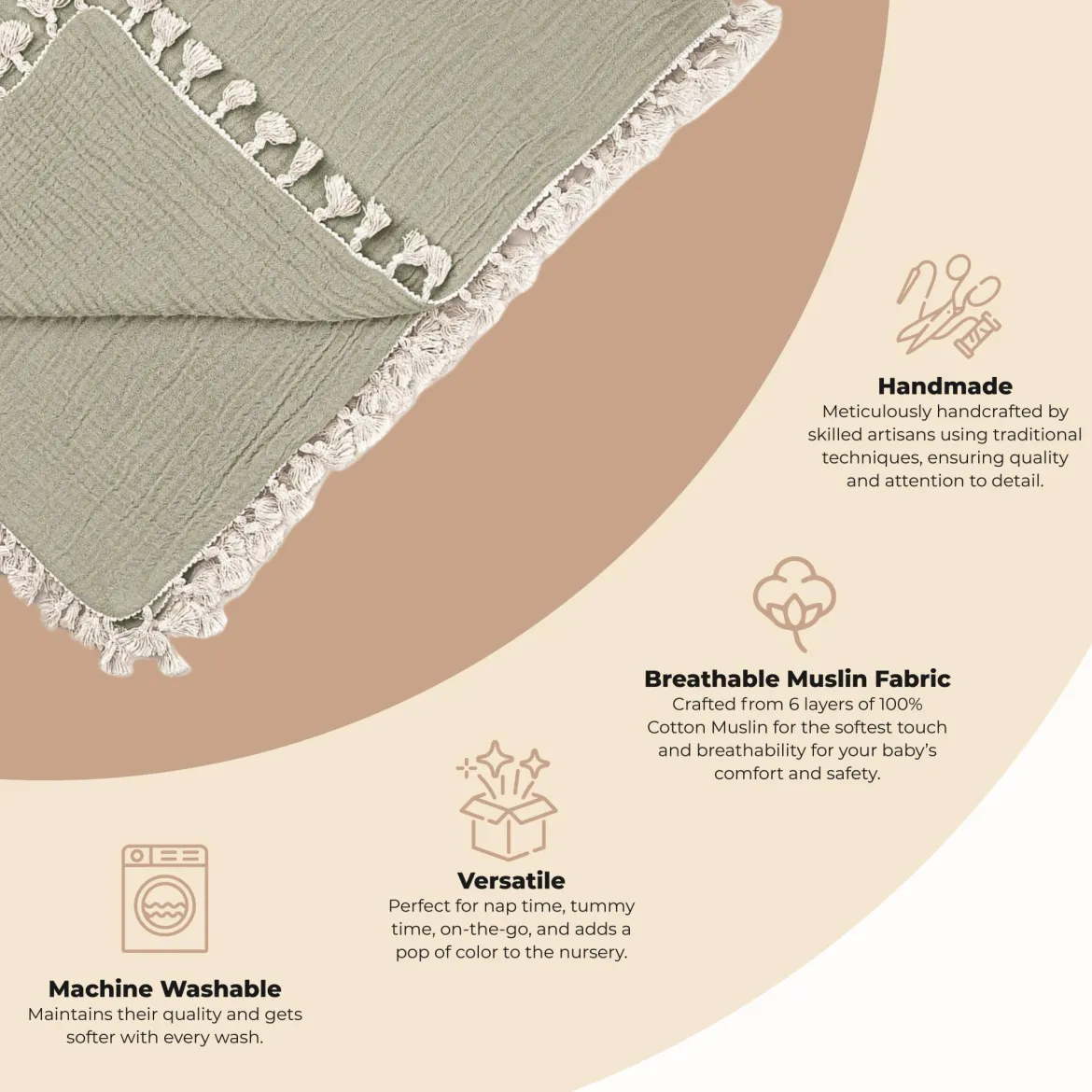 6 Layer Muslin Blanket