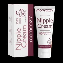 100% Natural Nipple Cream, Vegan Lanolin-free Nipple Butter
