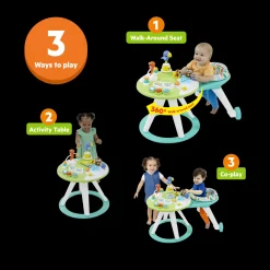 Around We Go 2-in-1 Walk-Around Baby Activity Center and Table