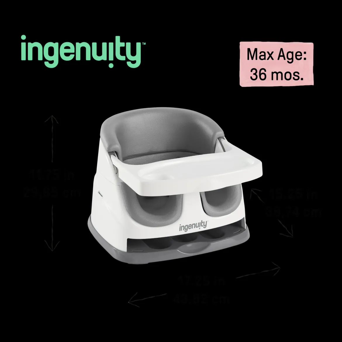 Baby Base 2-in-1 Feeding Booster and Floor Seat