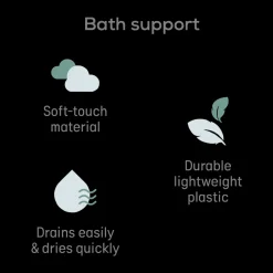 Baby Bath Support & Thermometer Gift Bundle