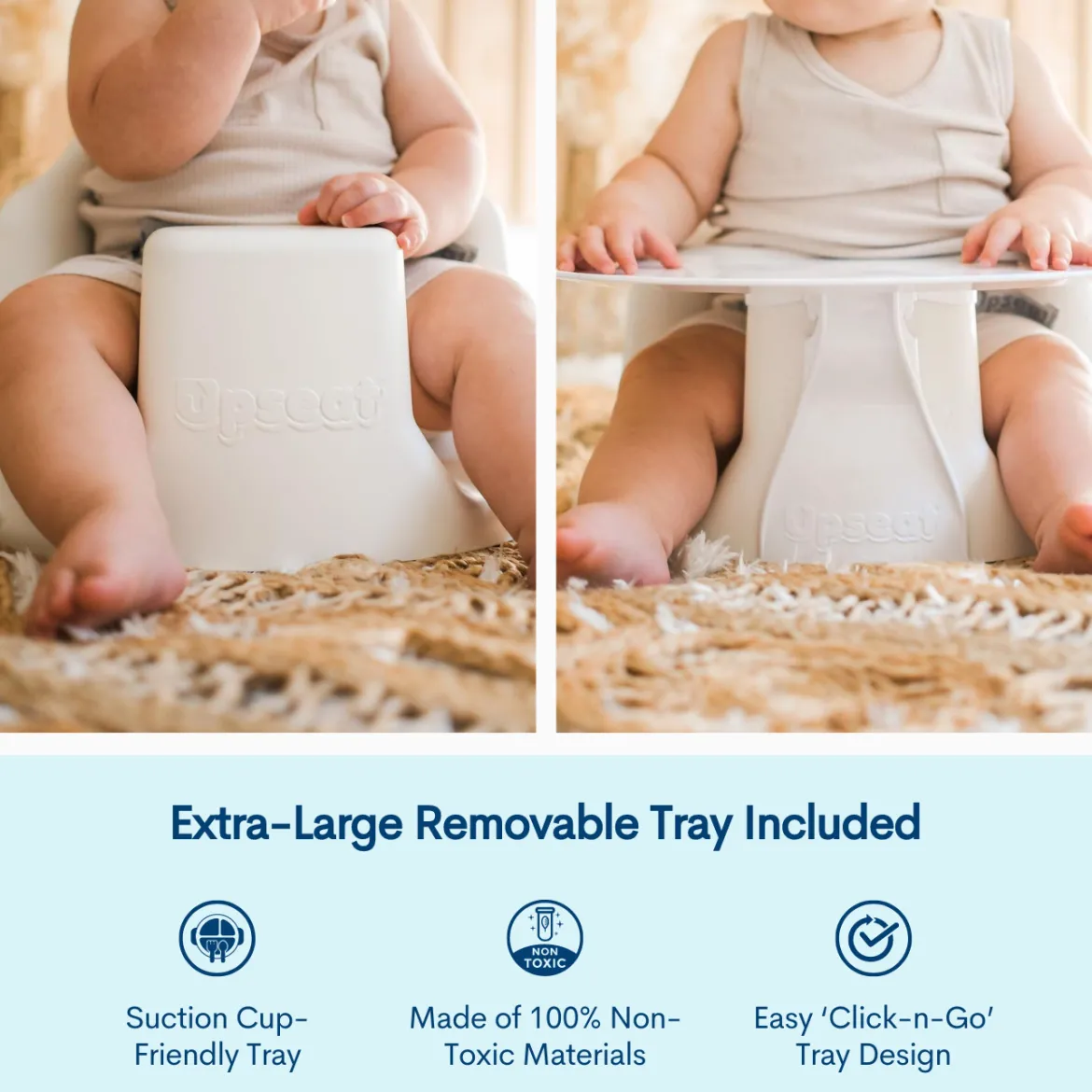 Baby Floor & Booster Seat with Tray