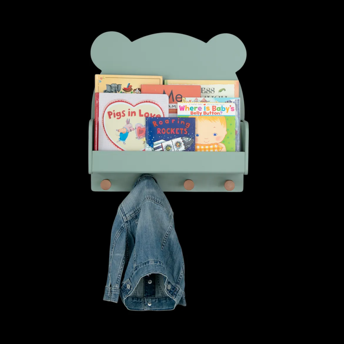 babyGap Brannan Bear Wall Shelf with 4 Hooks