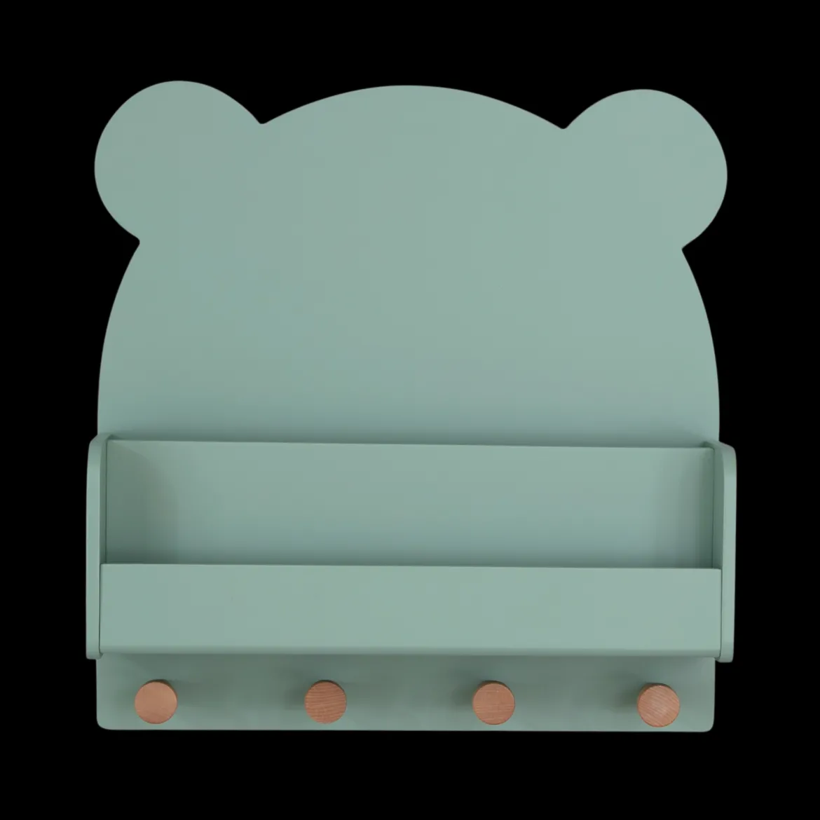 babyGap Brannan Bear Wall Shelf with 4 Hooks
