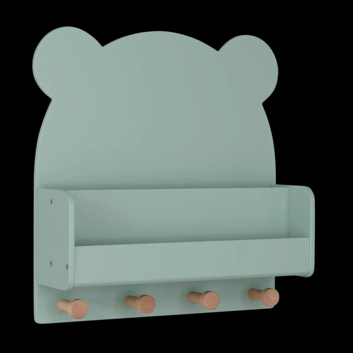 babyGap Brannan Bear Wall Shelf with 4 Hooks