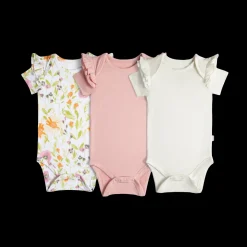 Bamboo Viscose Ruffle Bodysuit (3 Pack)