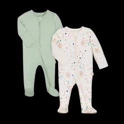 Bamboo Viscose Zipper Footie (2 Pack)