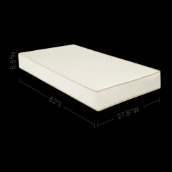 Beautyrest Black Supreme 2-Stage Crib and Toddler Mattress