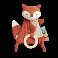 Bitzy Crinkle Sensory Crinkle Toy with Teether
