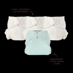 Blowout Proof Cloth Diaper Bundle