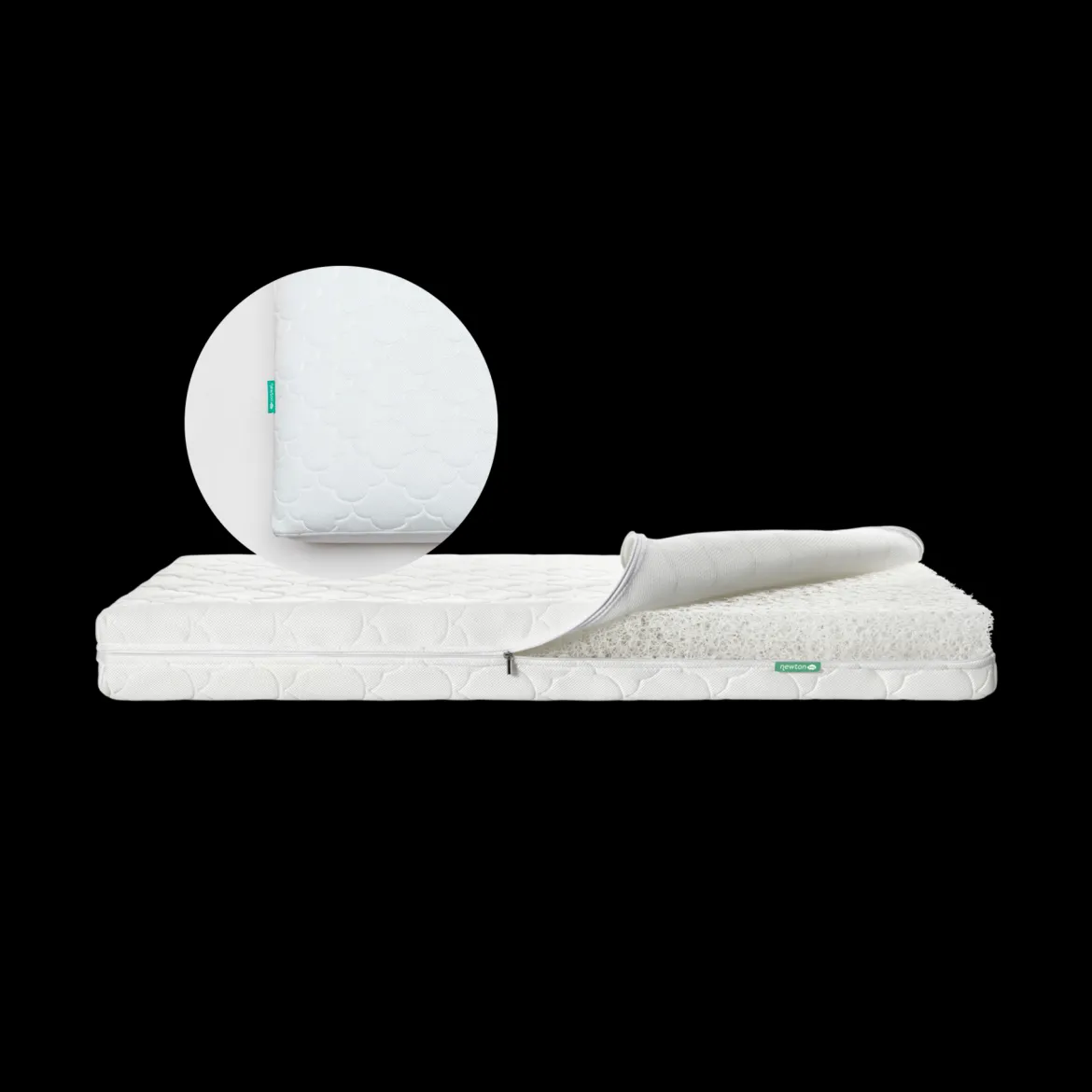 Breathable 2-Stage Crib Mattress & Mattress Pad Bundle