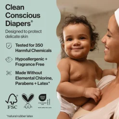 Clean Conscious Disposable Diapers Size 3-5