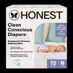Clean Conscious Disposable Diapers Newborn-Size 2