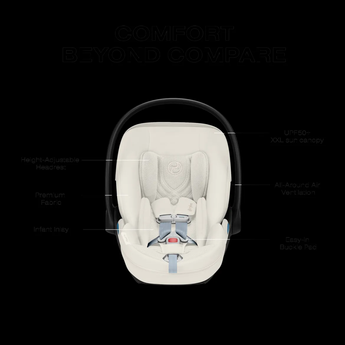 Cloud T Comfort Extend Infant Car Seat with SensorSafe
