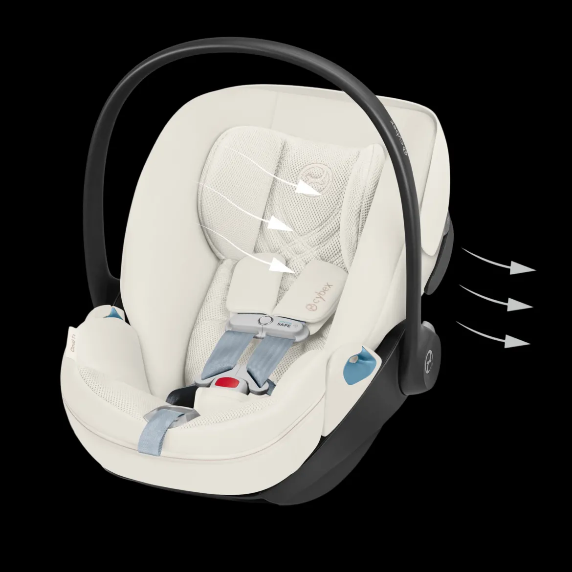 Cloud T Comfort Extend Infant Car Seat with SensorSafe