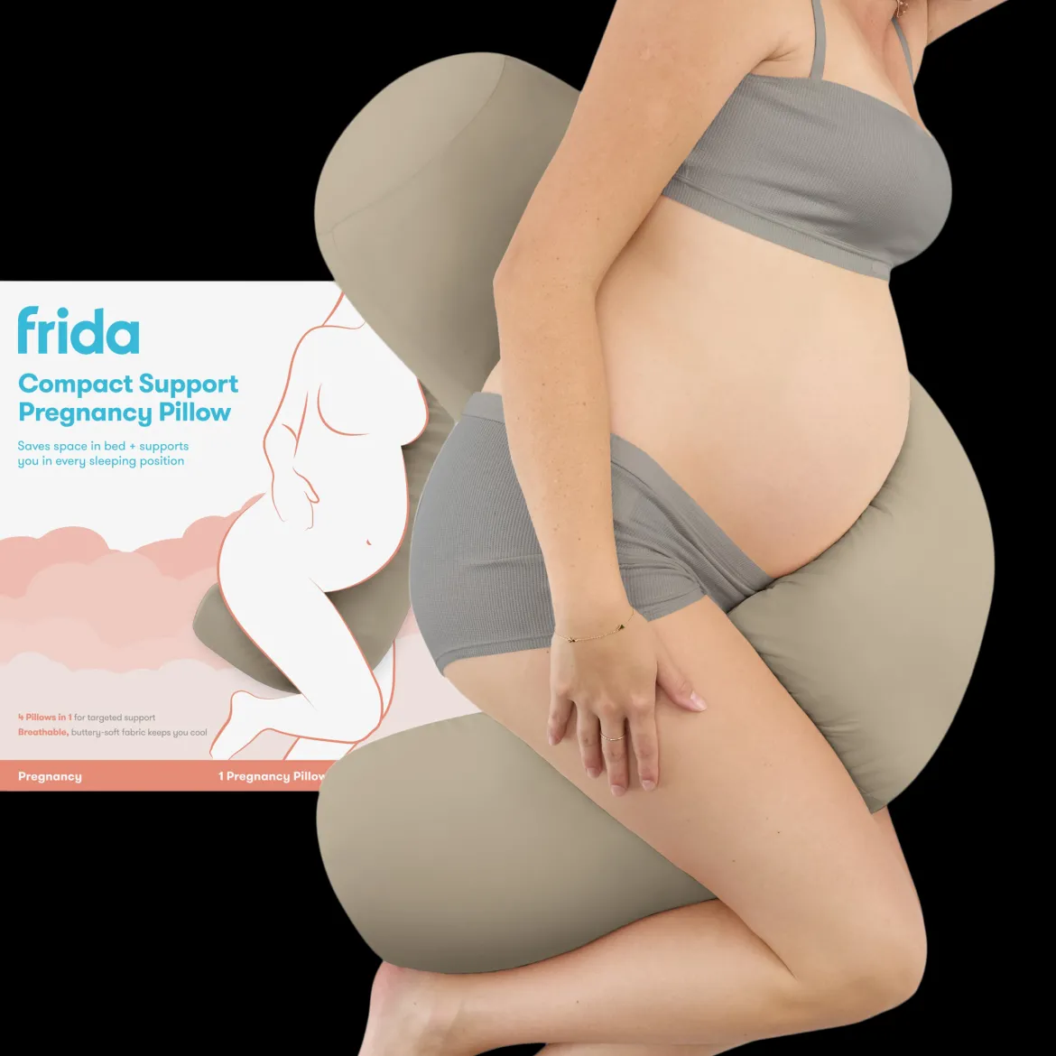 Compact Support Pregnancy Pillow
