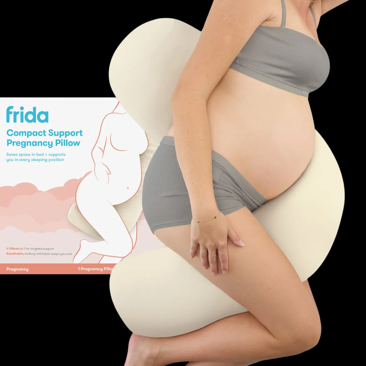 Compact Support Pregnancy Pillow