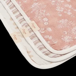 Cotton Muslin Baby Burp Cloth Set (3 Pack)
