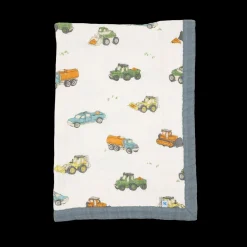 Cotton Muslin Baby Receiving Quilt