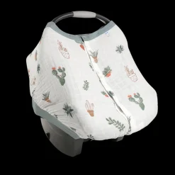 Cotton Muslin Car Seat Canopy