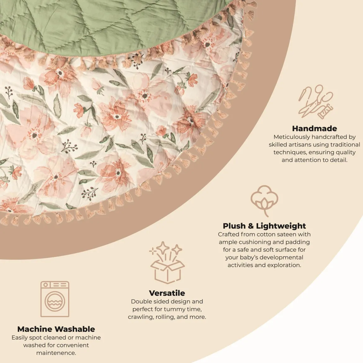 Cotton Quilted Playmat
