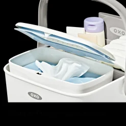 Diaper Caddy with Changing Mat