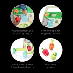 Farmstand 5-in-1 Grow Along Activity Walker Baby Toy