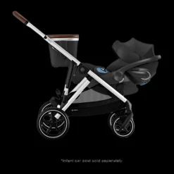 Gazelle S Single to Double Stroller + Cot Bundle