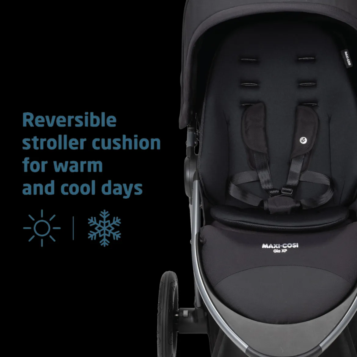 Gia XP Luxe 3-Wheel Travel System