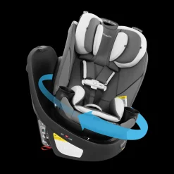 Gold Revolve360 Slim 2-in-1 Rotational Car Seat with SensorSafe