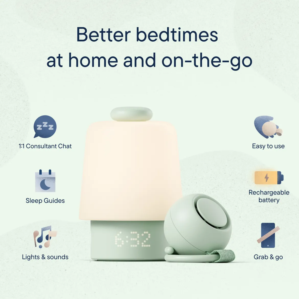 Hatch Baby Sleep Bundle: Home & Travel Sound Machines