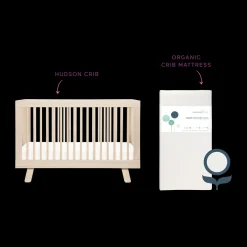 Hudson Crib & Organic Mattress Bundle