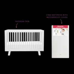 Hudson Crib & Pure Core Mattress Bundle