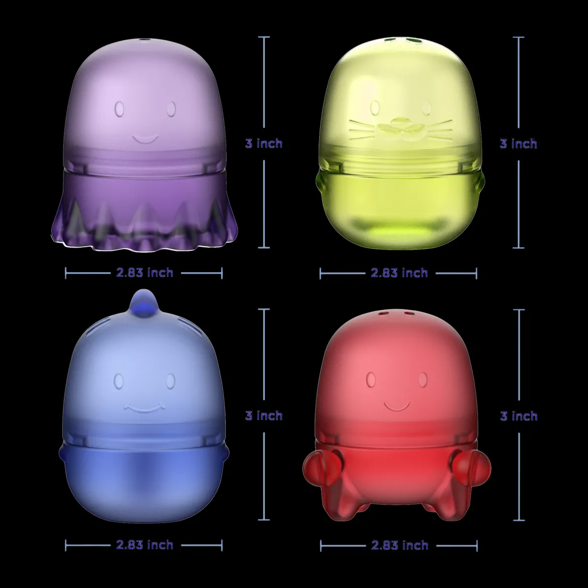 Interchangeable Bath Toys