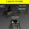 Jeep Deluxe Wrangler Wagon Stroller with Cooler Bag & Parent Organizer