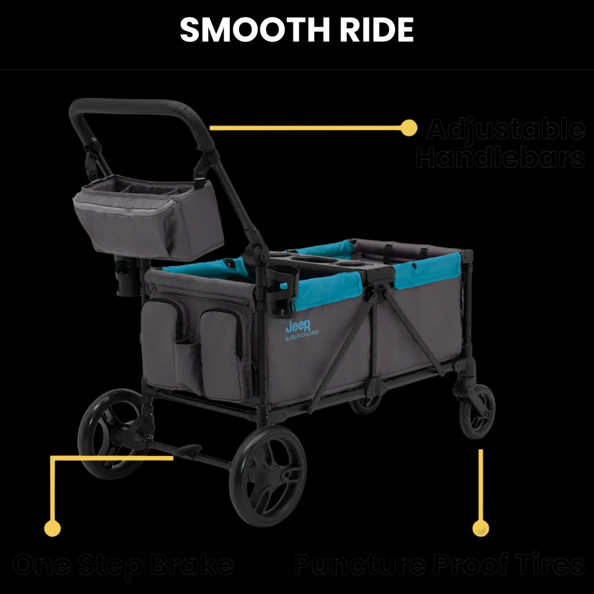 Jeep Sport All-Terrain Stroller Wagon