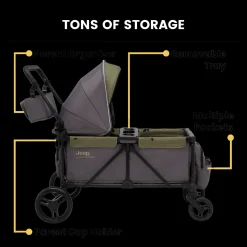Jeep Sport All-Terrain Stroller Wagon