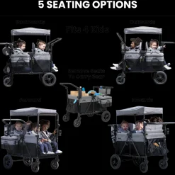 Jeep Wrangler Deluxe 4 Seater Stroller Wagon