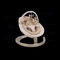 LEAF Grow Baby Seat & Rocker with Toy Bar