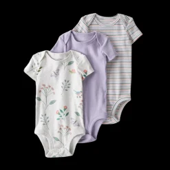 Little Planet 3-Pack Organic Cotton Rib Bodysuits