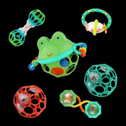 Little Shakers 6pc Rattle and Teether Baby Toy Gift Set