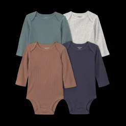 Long-Sleeve Bodysuits (4 Pack)