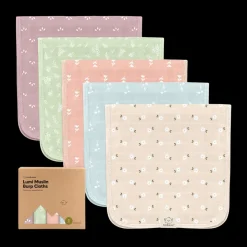 Lumi Muslin Burp Cloths (5 Pack)