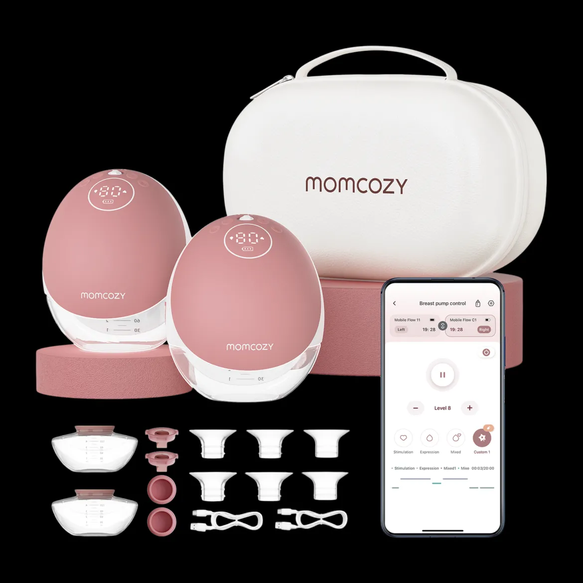M9 Wearable Electric Breast Pump with Smart App