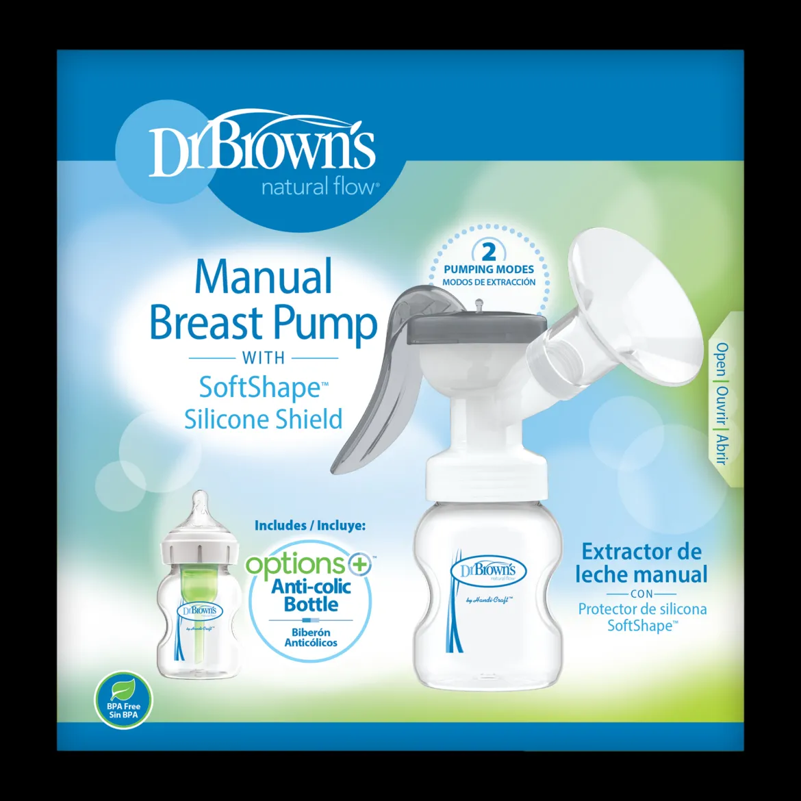 Manual Breast Pump With Silicone Shield