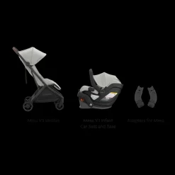 Minu V3 Stroller, Mesa V3 & Car Seat Adapters