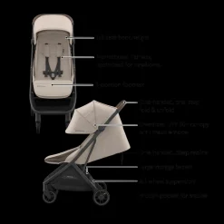 Minu V3 Stroller, Mesa V3 & Car Seat Adapters