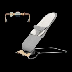 Mira 2-in-1 Bouncer and Seat & Toy Bar Bundle