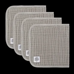 Muslin Cotton Burp Cloths (4-Pack)