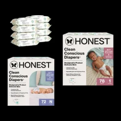 Newborn Diapers & Wipes Starter Bundle